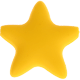 Stelle in silicone : giallo