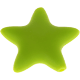 Stelle in silicone : verde giallo