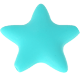 Stelle in silicone : turchese chiaro