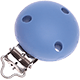 Clip in silicone : azzurro bambino