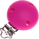 Clip in silicone : rosa scuro