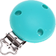 Clip in silicone : turchese chiaro