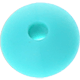 Distanziatori piatti in silicone 10 mm : turchese chiaro