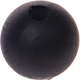 Distanziatori tondi in silicone 10 mm : nero