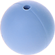 Distanziatori tondi in silicone 15 mm : azzurro bambino