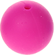 Distanziatori tondi in silicone 15 mm : rosa scuro