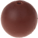 Distanziatori tondi in silicone 9 mm : marrone