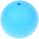 Distanziatori tondi in silicone 9 mm : azzurra