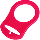 I Tuoi anelli in silicone : rosa scuro