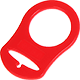 I Tuoi anelli in silicone : rosso