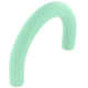 Mezzi anelli in silicone : menta