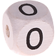 Dadi bianchi con lettere ad incavo 10 mm : 0