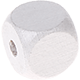 Dadi bianchi con lettere ad incavo 10 mm : Vuoto