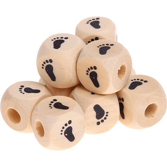 300 Buchstabenwürfel -Babyfuß-