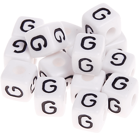 580 Dadi in plastica con lettera G (0,5 Kg)