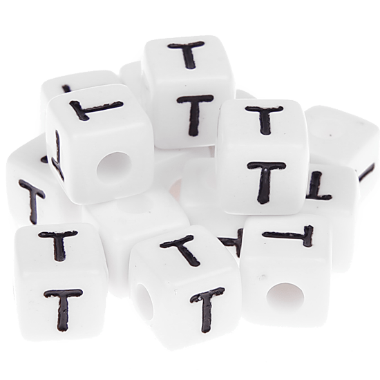 580 Dadi in plastica con lettera T (0,5 Kg)