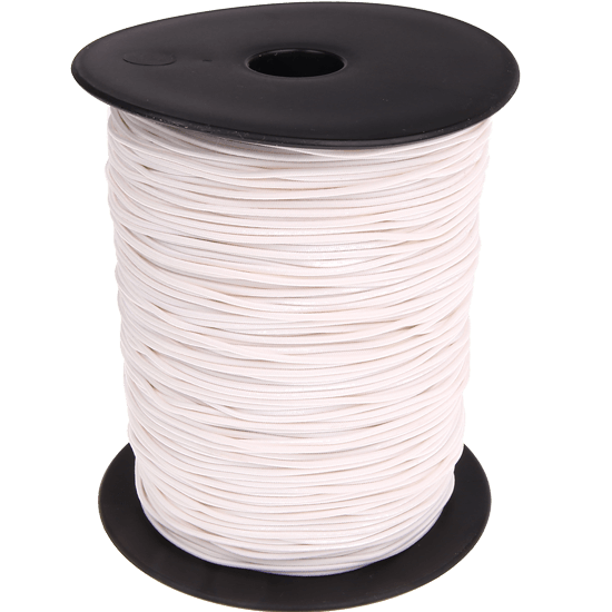 Cordoncino elasticizzato bianco 1,5 mm – 250 m