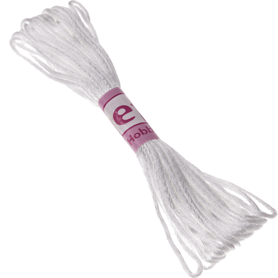 Cordoncino elasticizzato bianco 1,5 mm – 5 m