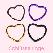 Schlüsselringe für individuelle Schlüsselanhänger