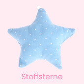 Stoffsterne für schöne Schnullerketten