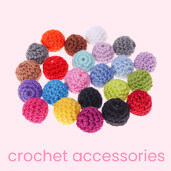 Crochet beads – Crochet accessories for dummy chains and grasping toys