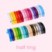 Half Rings or Little bells? Purchase the craft materials for your baby gift online