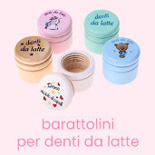 Barattolini per denti da latte – Che bel ricordo