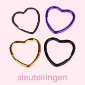 Ringen voor persoonlijke sleutelhangers