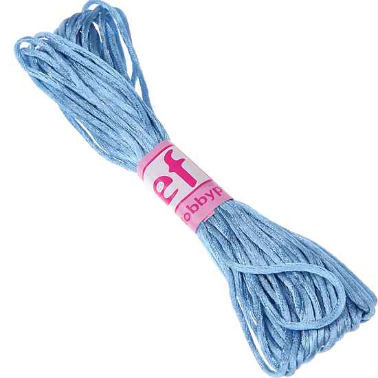 Cordoncino elasticizzato azzurro 1,5 mm – 5 m