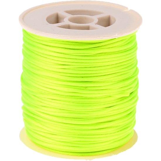 Cordoncino satinato verde chiaro Kumihimo – 50 m
