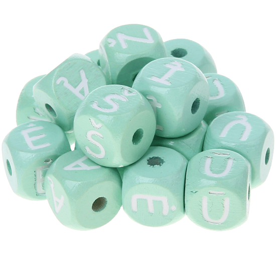 Dadi menta con lettere ad incavo 10 mm - Lituano