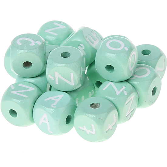 Dadi menta con lettere ad incavo 10 mm - Polacco