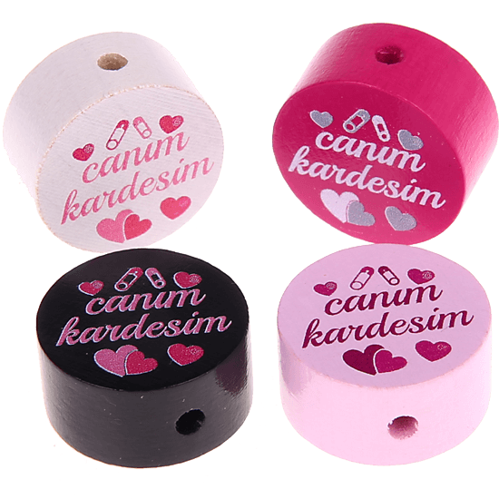 Motivperle "canım kardeşim" (Türkisch)