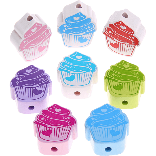 Perlina sagomata “Cupcake”