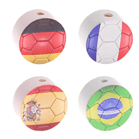 Perlina con motivo “Pallone da calcio”
