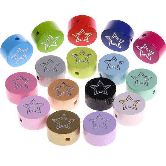 Perlina con motivo glitterato “Stellina”