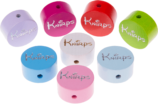 Perlina con motivo glitterato “Knirps”