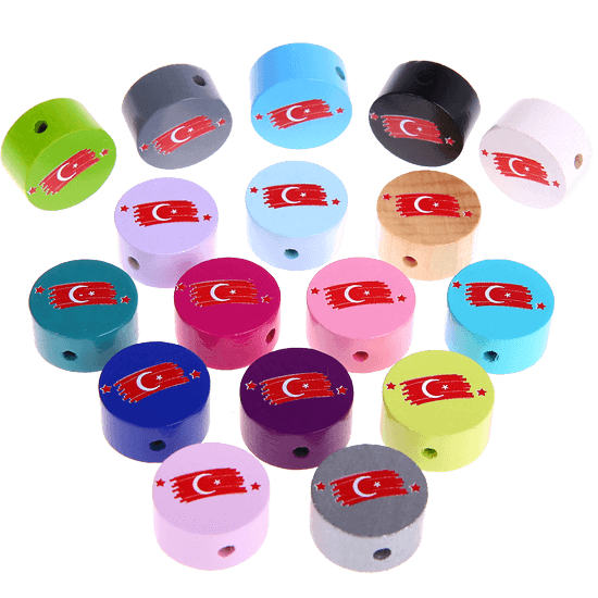 Motivperle Flagge Türkei