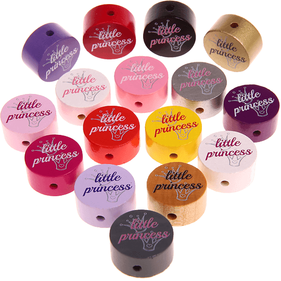 Perlina con motivo "little princess"