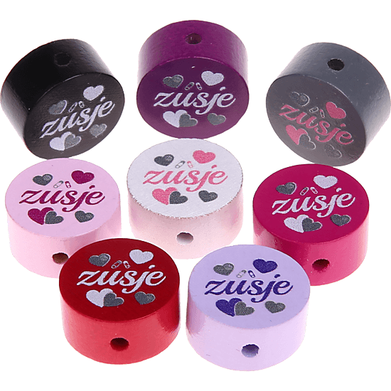 Motivperle "Zusje" (Niederländisch)