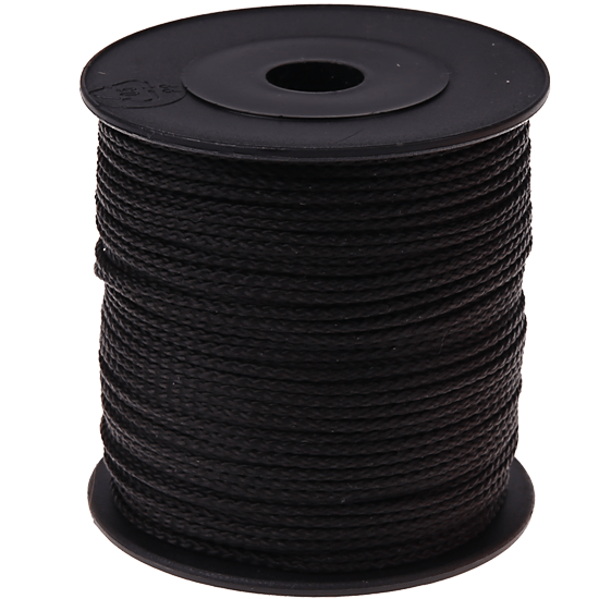 Cordoncino in poliestere nero – 1 m