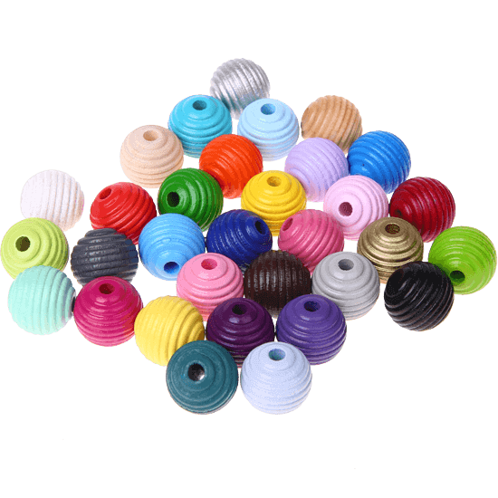 15 Perline rigate 15 mm