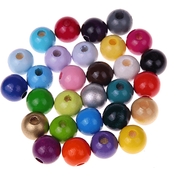 60 Perline rotonde 10 mm