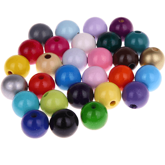 4 Perline rotonde 18 mm