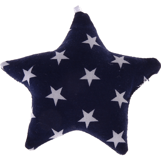 Stellina in tessuto a stelle – Blu