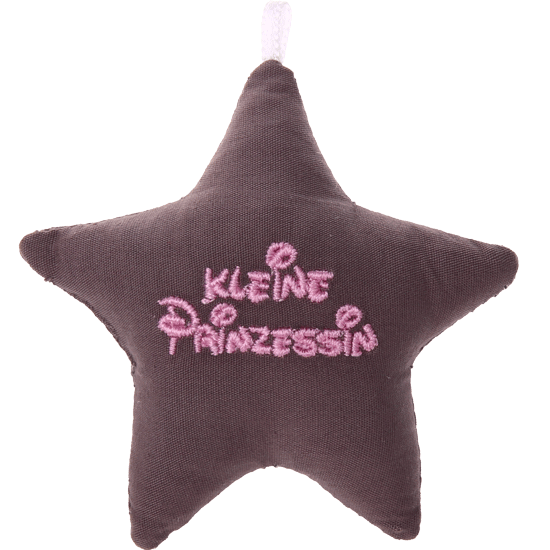 Stellina in tessuto con - Grigio - „Kleine Prinzessin“