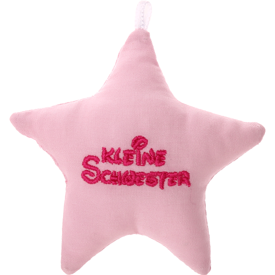 Stellina in tessuto - Rosa - „Kleine Schwester“