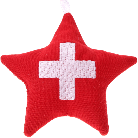 Stellina in tessuto Svizzera